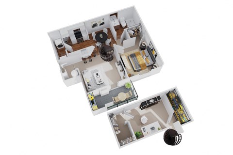 bedroom floor plan an in 2d